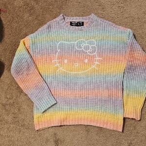 Hello Kitty Rainbow Pastel Sweater